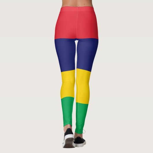 Leggings Drapeau de Maurice (Dos)