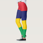 Leggings Drapeau de Maurice (Gauche)