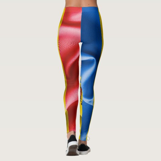 Leggings Drapeau de Moldavie (Dos)