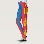 Leggings Drapeau de Mongolie (Gauche)
