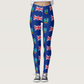 Leggings Drapeau de Montserrat (Devant)