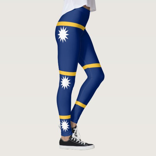 Leggings Drapeau de Nauru (Droite)