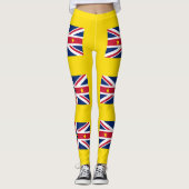 Leggings Drapeau de Niue (Devant)