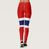 Leggings Drapeau de Norvège Cool (Dos)