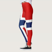 Leggings Drapeau de Norvège Cool (Gauche)