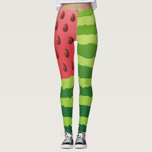 Leggings Drapeau de pastèque (Devant)