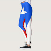 Leggings Drapeau de Porto Rico (Gauche)