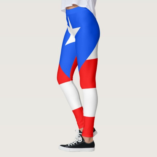 Leggings Drapeau de Porto Rico (Gauche)