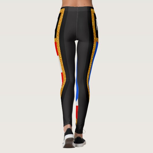 Leggings Drapeau de Porto Rico (Dos)