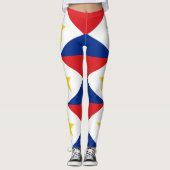Leggings Drapeau de Saba (Devant)