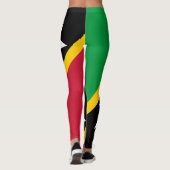 Leggings Drapeau de Saint-Christophe-et-Niévès (Dos)