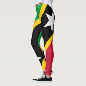 Leggings Drapeau de Saint-Christophe-et-Niévès (Gauche)
