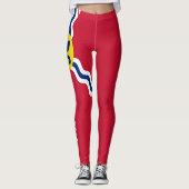 Leggings Drapeau de Saint-Louis, Missouri (Devant)