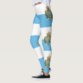 Leggings Drapeau de Saint-Marin (Gauche)