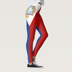 Leggings Drapeau de Saint-Martin