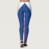 Leggings Drapeau de Saint-Martin (Dos)