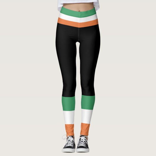 Leggings Drapeau de Saint Paddy's Day Ireland (Devant)