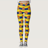 Leggings Drapeau de Saint Paul, Légendes du Minnesota (Devant)