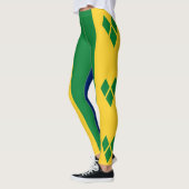 Leggings Drapeau de Saint-Vincent (Gauche)