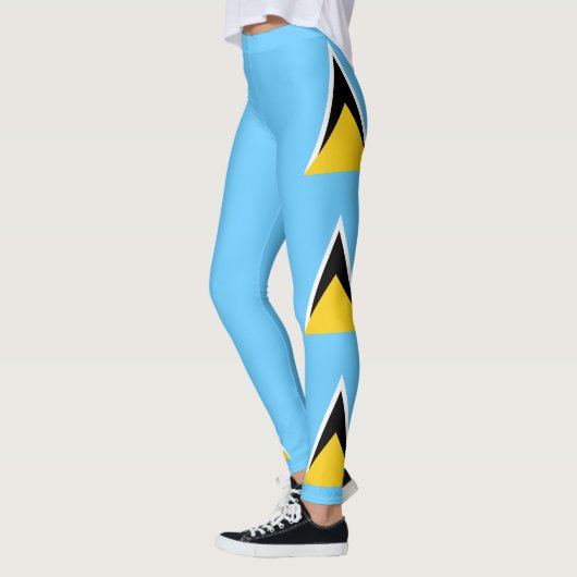 Leggings Drapeau de Sainte-Lucie (Gauche)