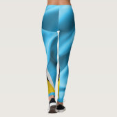 Leggings Drapeau de Sainte-Lucie (Dos)
