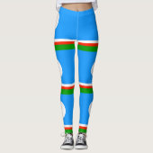 Leggings Drapeau de Sakha (Devant)