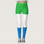 Leggings Drapeau de Sierra Leone<br><div class="desc">Recherchez le "wowsmiley" plus de produits comme celui-ci.</div>