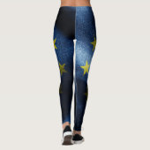 Leggings Drapeau de soie de l'UE (Dos)