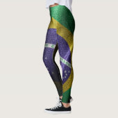 Leggings Drapeau de soie du Brésil (Gauche)