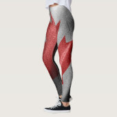 Leggings Drapeau de soie du Canada (Gauche)
