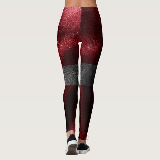 Leggings Drapeau de soie du Danemark (Dos)