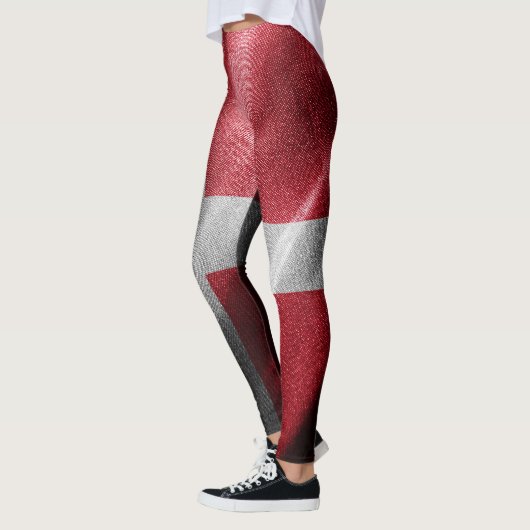Leggings Drapeau de soie du Danemark (Gauche)