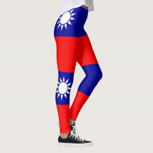 Leggings Drapeau de Taïwan