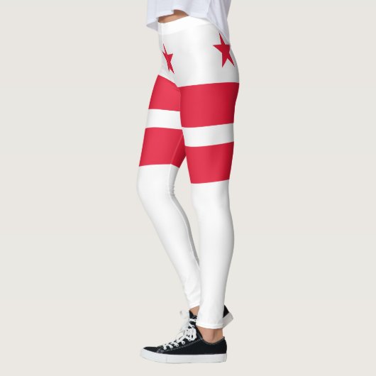 Leggings Drapeau de Washington D.C. (District de Columbia) (Gauche)