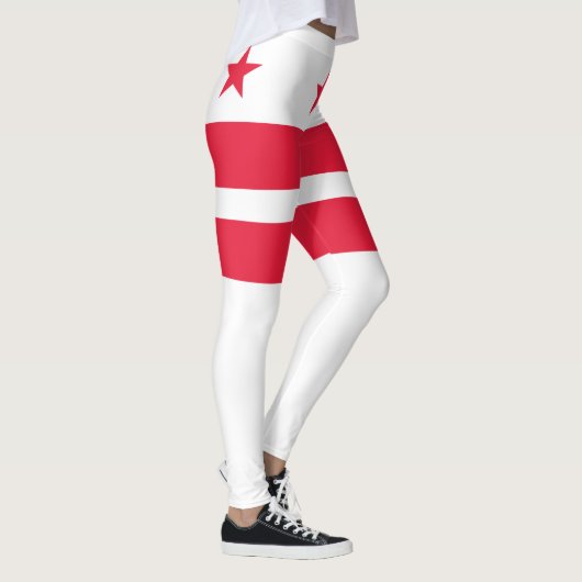 Leggings Drapeau de Washington D.C. (District de Columbia) (Droite)