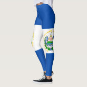 Leggings Drapeau d'El Salvador (Gauche)