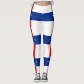 Leggings Drapeau des Antilles néerlandaises (Devant)