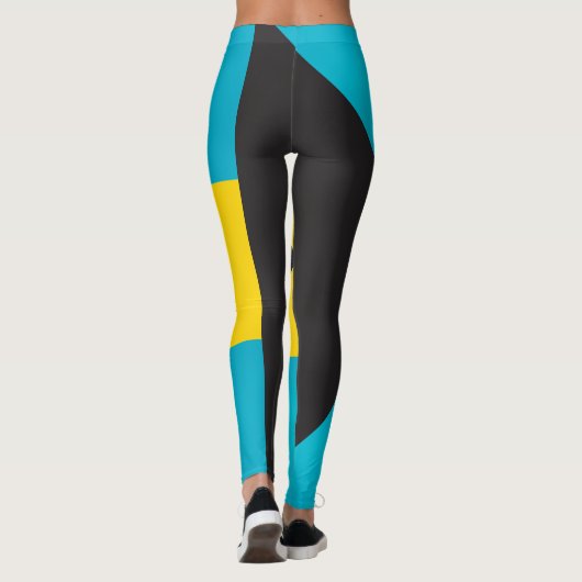Leggings Drapeau des Bahamas Cool (Dos)