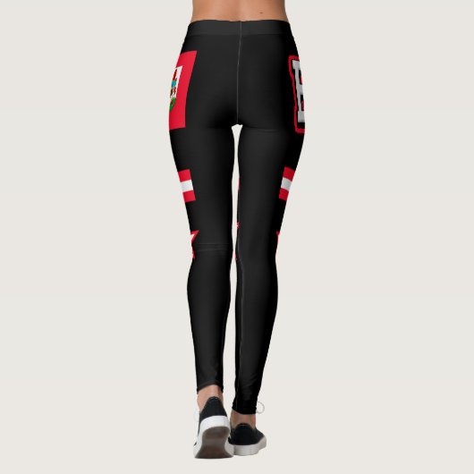 Leggings Drapeau des Bermudes (Dos)