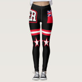 Leggings Drapeau des Bermudes (Devant)