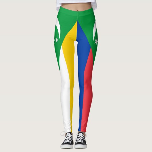 Leggings Drapeau des Comores (Devant)