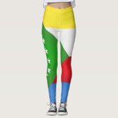 Leggings Drapeau des Comores cool (Devant)