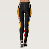 Leggings Drapeau des États-Unis (Dos)