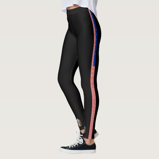 Leggings Drapeau des Etats-Unis (Gauche)