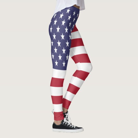 Leggings Drapeau des États-Unis (Droite)