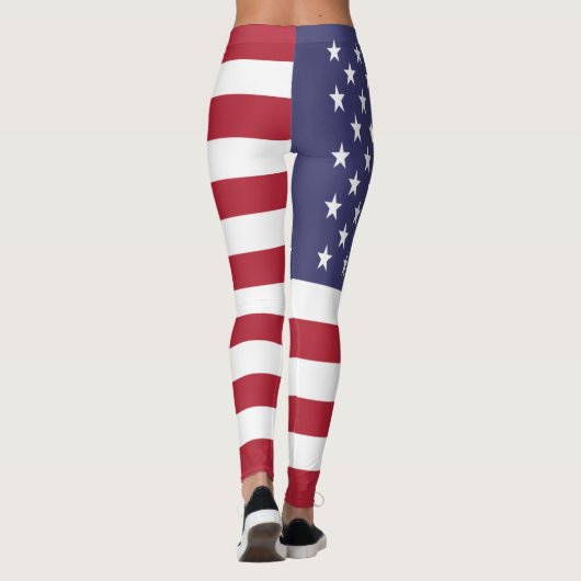 Leggings Drapeau des États-Unis (Dos)