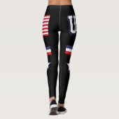 Leggings Drapeau des États-Unis (Dos)