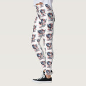 Leggings Drapeau des États-Unis. Amérique (Gauche)