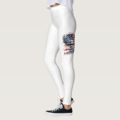Leggings Drapeau des États-Unis. Amérique (Gauche)