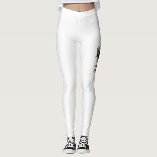 Leggings Drapeau des États-Unis. Amérique (Devant)